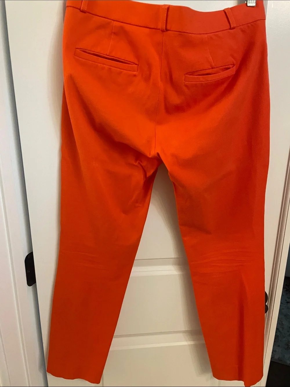 Banana Republic Bright Orange Cropped Slim Pants - Picture 3 of 3